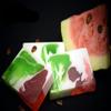 Nesbel Glycerin Scented Soap, Watermelon with Goat Milk, Handmade, 100 g view 2
