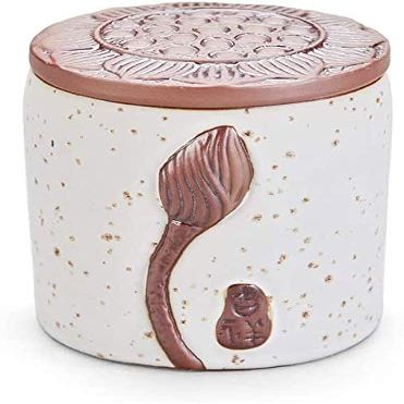 LARIAU Adult Human Remains Urn for Ashes, Small Keepsake Funeral Urn, Good Seal, 8 x 9.5 cm
