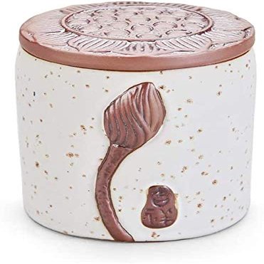 LARIAU Adult Human Remains Urn for Ashes, Small Keepsake Funeral Urn, Good Seal, 8 x 9.5 cm