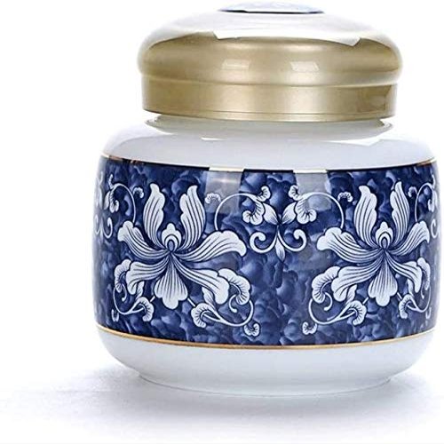 LARIAU Adult Urn, Moisture-Sealed Ceramic Ash Urn