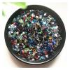 Kigauru Natural Rough Quartz Crystals, 5–8 mm, K5, Multicolored Glazed Buddha Aquarium Stones, 50 g view 2