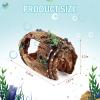 RUNEAY Aqua Resin Aquarium Barrel Ornament view 2