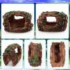 RUNEAY Aqua Resin Aquarium Barrel Ornament view 3