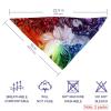 Dog Bandanas, 2-Pack, Fairy Rainbow Design, Chiffon Triangle Bibs view 3