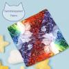 Dog Bandanas, 2-Pack, Fairy Rainbow Design, Chiffon Triangle Bibs view 4