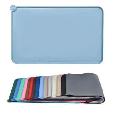 AUDWUD Waterproof Silicone Pet Feeding Mat, Non-Slip