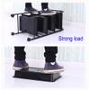 MERTNK 4-Tier Beauty Salon Cart with Drawers, Hair Dryer Holder, Silver view 4