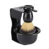YUMILI 3-Piece Men's Shaving Set with Brush, Stand, and Bowl view 1