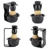YUMILI 3-Piece Men's Shaving Set with Brush, Stand, and Bowl view 4