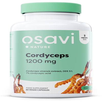 Osavi Cordyceps, 1,200 mg - 60 Vegan Capsules