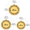 Anti-Lost Pet Dog Name Tag, Engraved Address Tag for Dogs, Kittens and Puppies, Customizable Cat Collar ID Tag, Gold, 30 mm view 4
