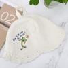 Wool Felt Sauna Hat for Men and Women, Modern Style, White view 3