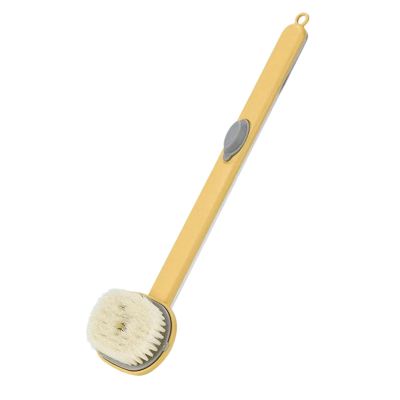 Long-Handle Shower Back Scrubber with Body Wash Dispenser