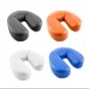 QUIRUMED Horseshoe-Shaped Face Cushion, 29 x 27 x 7 cm, Black, Foam Padding, for Yoga, Fitness, and Massage view 3