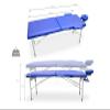 QUIRUMED Easy Folding Aluminum Massage Table, 186 x 66 cm, Violet, Synthetic Leather, Portable, Adjustable Height, Up to 140 kg view 4