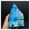 Kigauru Rough Natural Quartz Labradorite Moonstone Crystal Gemstone Ornament, Polispathhigh Freq Healing Energy Feng Shui Decor (300–400 g) view 2