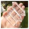 Kigauru Rough Natural Crystal, 3-Piece Set, Natural White Quartz Clear Crystal Obelisk, Hexagonal Double-Terminated Reiki Healing Wand, Polished Stone, 7–8 cm view 2