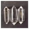 Kigauru Rough Natural Crystal, 3-Piece Set, Natural White Quartz Clear Crystal Obelisk, Hexagonal Double-Terminated Reiki Healing Wand, Polished Stone, 7–8 cm view 4