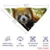 Dog Bandanas, 2-Pack, Red Panda Design, Chiffon Triangle Bibs view 3