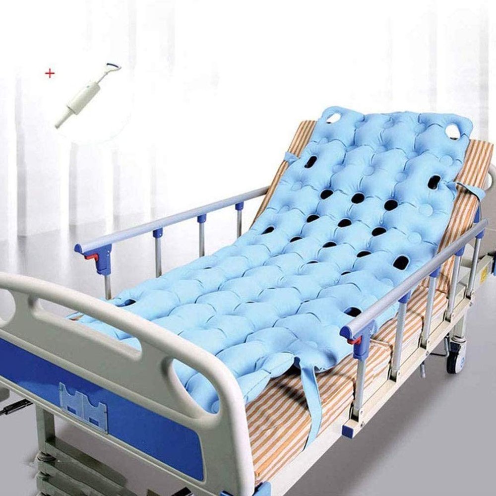 Anti-Decubitus Waffle Mattress for Pressure Ulcer Prevention—No Electricity Required