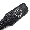Yikoly PU Leather Studded Spanking Paddle, Black, 32 cm view 2