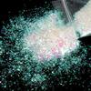 LEEYOX White Iridescent Glitter Flakes, Resin Shaker Fillers, DIY Craft and Nail Art Decorations, Shimmering Mermaid Sequins view 4