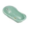 keeeper Funny Farm Ergonomic Baby Bathtub with Plug, 0–12 Months, 84 cm, Maria, Nordic Green view 1