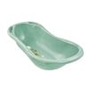 keeeper Funny Farm Ergonomic Baby Bathtub with Plug, 0–12 Months, 84 cm, Maria, Nordic Green view 2