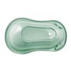 keeeper Funny Farm Ergonomic Baby Bathtub with Plug, 0–12 Months, 84 cm, Maria, Nordic Green view 3