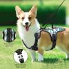 Naanle Watercolor Palm Leaf No-Pull Dog Harness with Leash view 2
