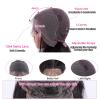 10–30 Inch Body Wave Lace Front Wig for Black Women, Human Hair, 13x4 HD Lace, 150% Density, Natural Black view 2
