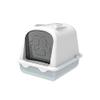 Fully Enclosed Clamshell Cat Litter Box for Large Cats view 1