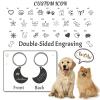 Uiopa Personalized Moon-Shaped Pet Tag view 3