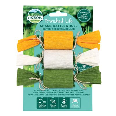 Oxbow Enriched Life Shake, Rattle and Roll Toy