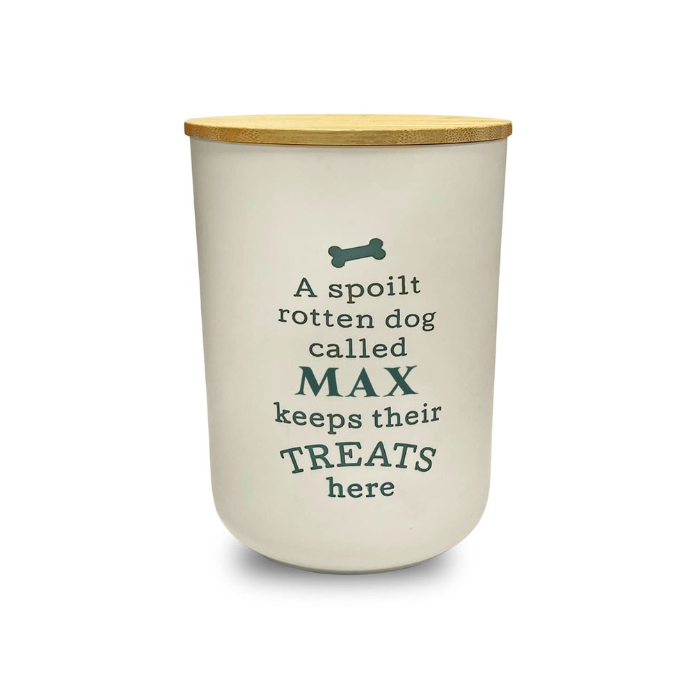 Personalized Dog Treat Jar