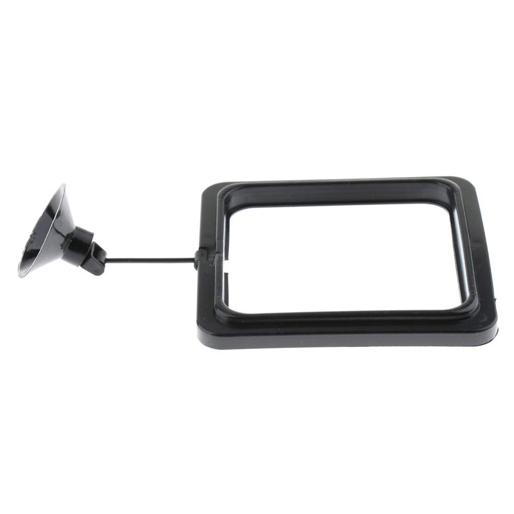 Leeadwaey Aquarium Feeder for Fish, Flake Food, Square