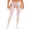TiaoBug Women's Open-Crotch Stretch Pantyhose view 1