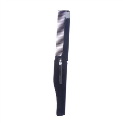 Black Folding Hair and Beard Comb
