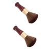 LALAFINA 2-Piece Barber Neck Brushes, Soft Hair Brushes for Hair Cleaning, Professional Haircutting Accessories for Salons, Portable and Easy to Use for Women and Men view 1