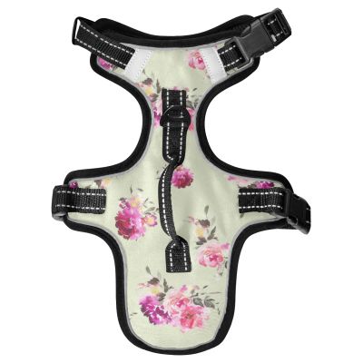 Naanle Dog Harness with Watercolor Floral Pattern