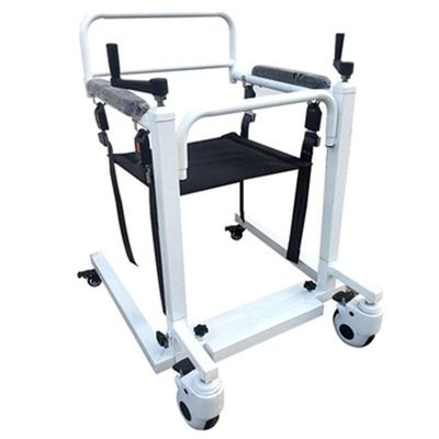 HUMNZR Steel Transport Wheelchair and Patient Lift, Height Adjustable