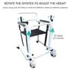 HUMNZR Steel Transport Wheelchair and Patient Lift, Height Adjustable view 4