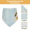 2-Piece Pet Bandana Set with Snap Buttons, Floral and Insect Design view 4