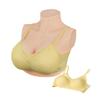 Peikey Silicone Breast Form, [Short Version], Lightweight Cotton-Filled, C Cup view 1