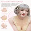 Peikey Silicone Breast Form, [Short Version], Lightweight Cotton-Filled, C Cup view 2
