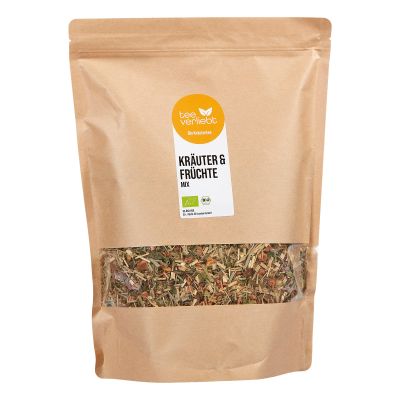 teeverliebt Organic Herbal and Fruit Mix Loose Tea with Apple, Lemongrass and Cinnamon, 1,000 g