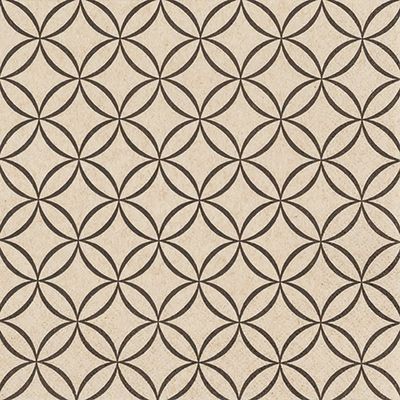 20 Eco Line Napkins, 100% Recycled Paper, Circles Pattern, 33 x 33 cm