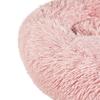 Beliani Cozy Oval Pet Bed for Dogs and Cats, Polyester, Pink, 80 cm, Kulu view 4