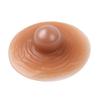 inlzdz 1 Pair Silicone Nipples, Realistic Breast Form Nipples, Reusable, Washable, Self-Adhesive, Brown, One Size view 3