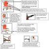 Samnuerly Stair Chair, Lightweight Aluminum Evacuation Chair with Quick-Release Buckles, Orange view 4